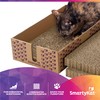 SmartyKat Super Scratcher & Stacker Box, Wide Corrugated Cat Scratcher