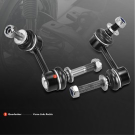 Frankberg 2x Coupling Rod Front Left Right Compatible with GS GRS19 GWS19 UZS19S 3.0L 4.3L 2005-2011 GS S19 3.5L 4.6L 2006-2011 Replace# 4882030090