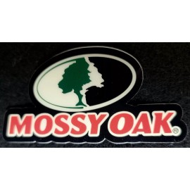 STICKER MOSSY OAK STICKER "OAK" 4 X 2 1/8"GLOSSY THICK OUTDOOR USE WATERPROOF.