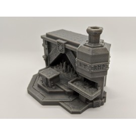 Dwarven Rune Forge | 28mm 1/56 Scale Miniature | RPG Tabletop Figure Landscape Modelling Wargaming Fantasy Diorama Wargames Model Scenery Terrain Scatter Roleplaying 3d Printed Paintable