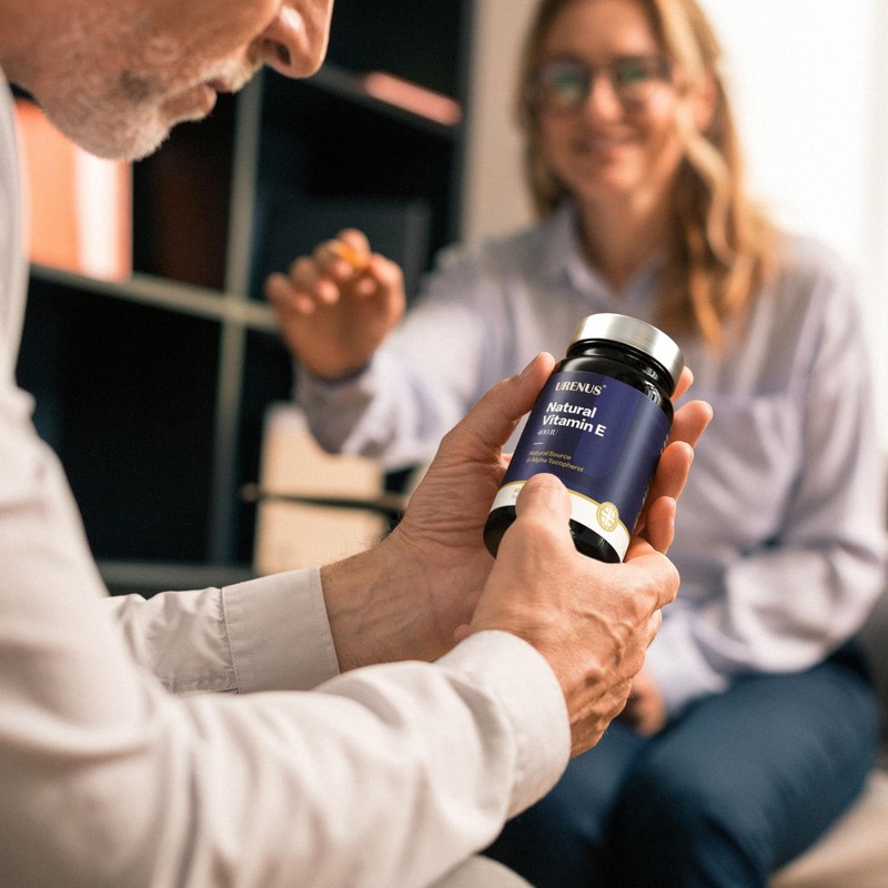 URENUS Natural Vitamin E 400 IU – 60 Vegan Capsules