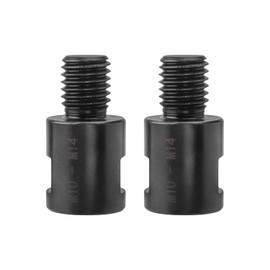Gasea 2Pcs M10 Female to M14 Male Thread Angle Grinder Attachment Rotary Polisher Adapter Converter