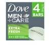 Dove Men+Care Extra Fresh Bar Soap, 100g, Pack of 4,
