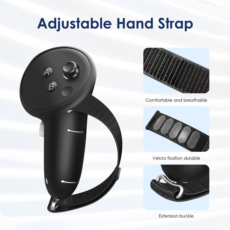 Controller Grips Cover VR Straps Silicone Protector Virtual Reality Non