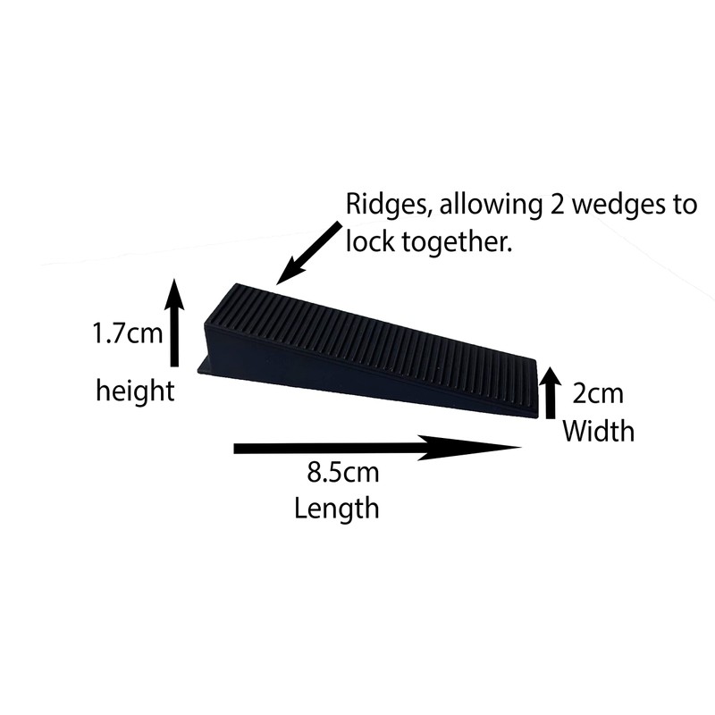 Fence Panel Wedges Grips Stops Banging Rattling Noise Stoppers Pack