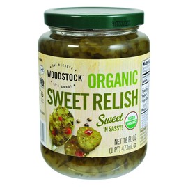Woodstock Woodstock, Sweet Relish, At least 95% Organic, 16 oz