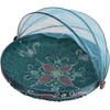 GURU SHOP Fly Protection Fruit Basket – Turquoise/Painted, Size: 35