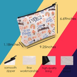 Pilates Lover Gift Pilates Cosmetic Bag Pilates Mom Gift Pilates Instructor Gift Pilates Teacher Gift (Pilates Bag)