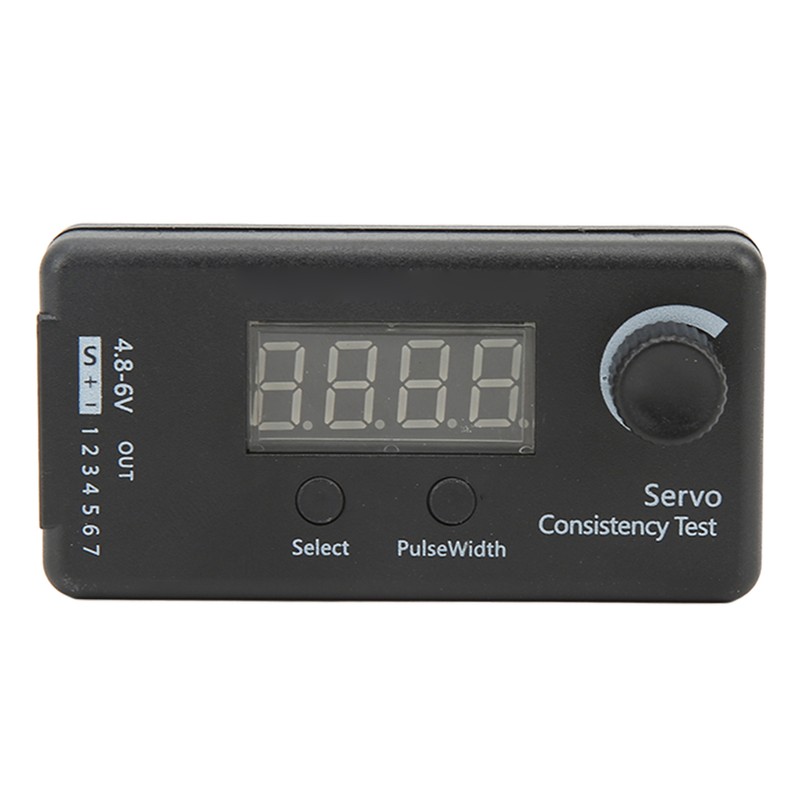 Digital Servo Tester 3 Modes High Accuracy Black Plastic Servo