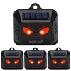 MAGIC CAT 4 Pack Solar Animal Repeller Outdoor, 2024 Nocturnal
