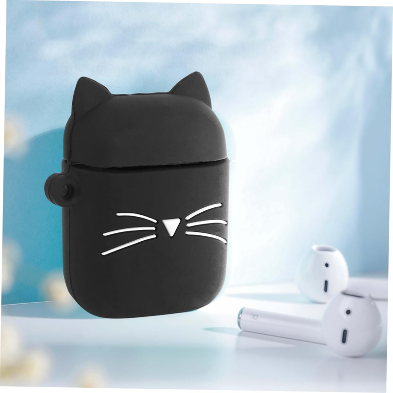 TEHAUX Anti-Fall Headphone Protection Case Black Earphone Case Air Replacement