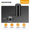 Wukong Wukong Neodym Magnete Schwarz Stark Magnete, 10x3mm | 30