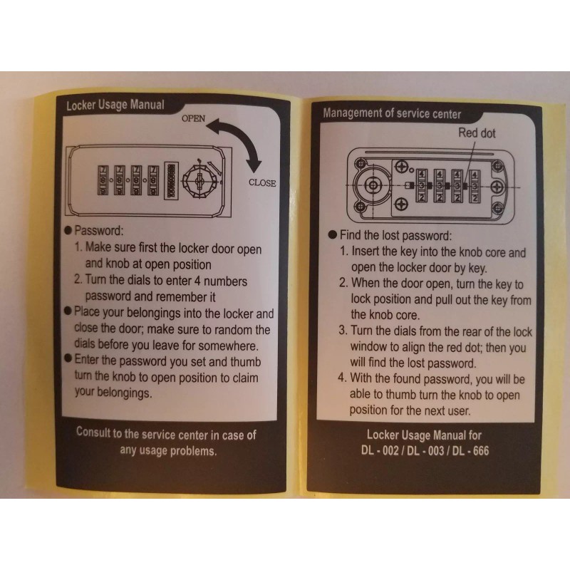 armstrong 4 digit Combination camlock lock for material 3/8" to