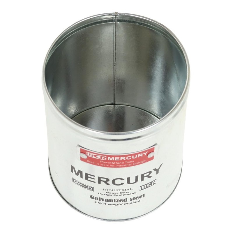 Keystone Mercury ME053936 Tin Sanitary Paper Holder, Galva, Φ4.4 x
