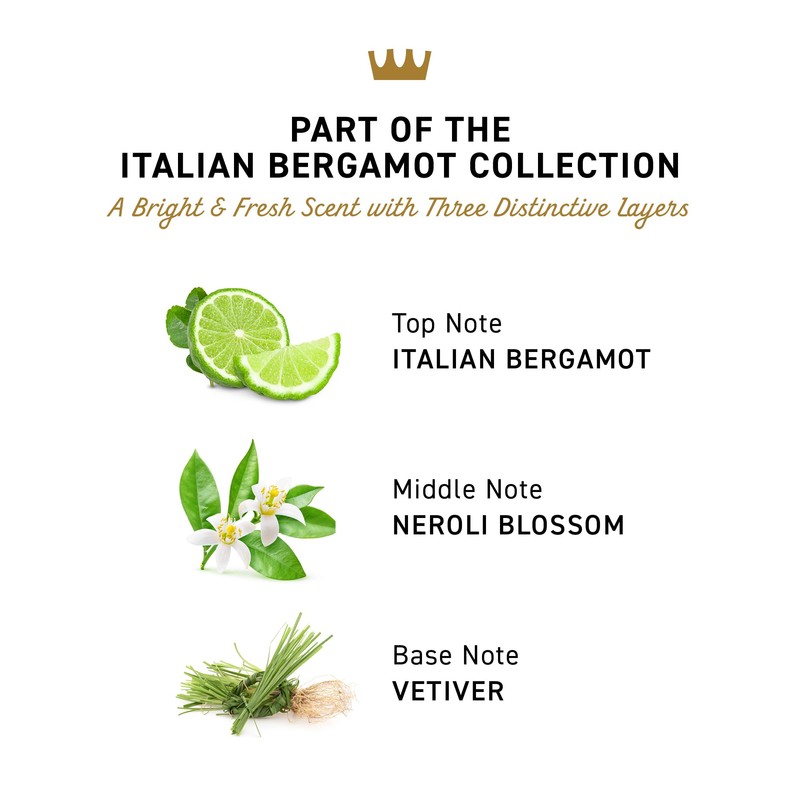 Cremo Italian Bergamot Antiperspirant & Deodorant for Men, 48-hour Sweat