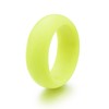 Pinannie 10 Pcs Silicone Rings Set Solid Colors Women Rubber