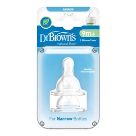 Dr. Brown's 2 Pack Natural Flow Y-Cut Standard Nipple