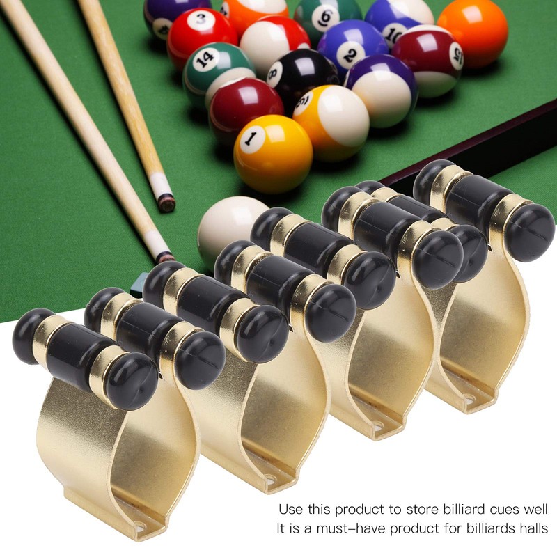AUHX Pool Cue Clip Secure Pool Cane Holder Lightweight for