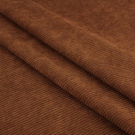 BENECREAT 78.7x61Inch Saddle Brown Corduroy Fabric, DIY Sewing Crafts Materials Corduroy Upholstery Fabric for Sewing Coat Shirt Dress Pants Costume Sofa DIY
