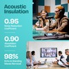 Ekkogo Acoustic Panels 12-Pack Soundproof Wall Panels 12"x12"x0.4" Decorative Sound
