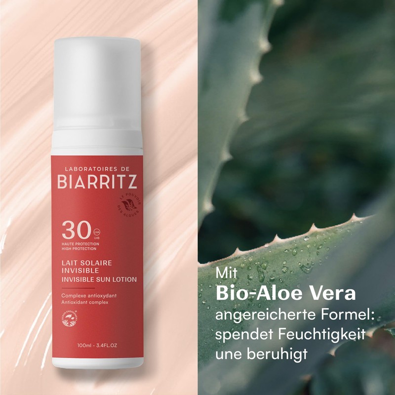 Laboratoires de Biarritz - Satin Sun Lotion SPF30 - Transparent