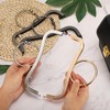 sourcing map 2Pcs Metal Purse Frame, 22cm/8.7" Retro Arch Kiss