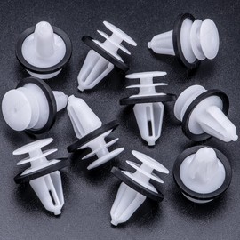 Rexka 10pcs Door Trim Panel Retainer Clip for Ford W713297-S300 C-Max Edge Escape Explorer F-150 Mustang Focus Flex Fusion Taurus Lincoln MKC MKX MKZ