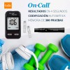 On Call Express, Glucómetro, 100 Tiras, Lancetas, Disparador