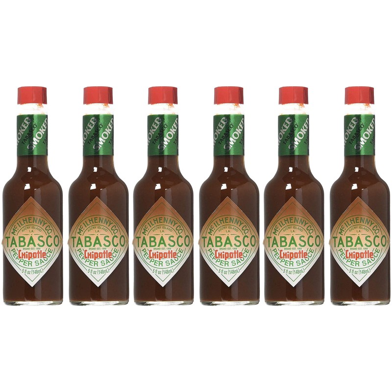 Tabasco Brand, Chipotle Hot Sauce, 5 oz (148 ml) (Pack