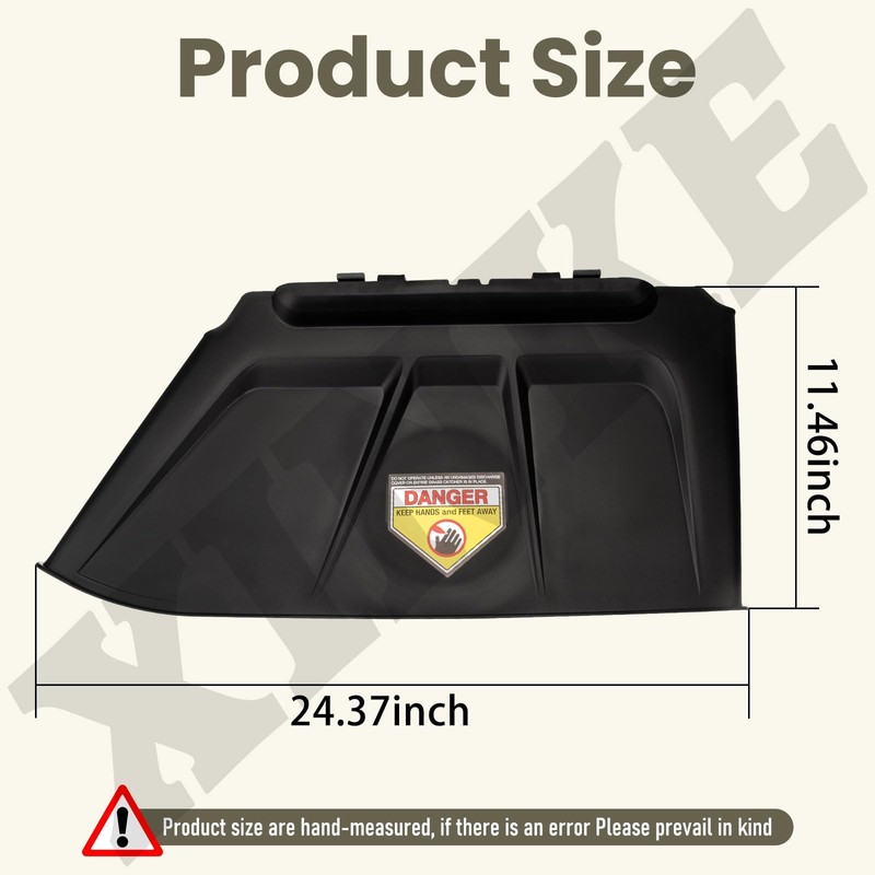XINKE 04795000 Side Discharge Chute Compatible with Ari-ens & Gravely