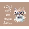 Farbwuselei Glasses Cleaning Cloth Cat Beige Jetzt Wird Mir einiges