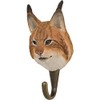Wildlife Garden WG4502 Hook Lynx - Hand Carved Hook -