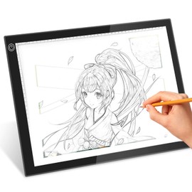A3 LED Light Board Tracer White Copy Board Ultra-Thin USB LED Dimmable Drawing Light Board Artcraft LED Trace Light Pad for Tattoo Drawing Tracing Sketch Pad