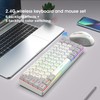 Snpurdiri 2.4G Wireless Gaming Keyboard and Mouse Combo, Include Mini