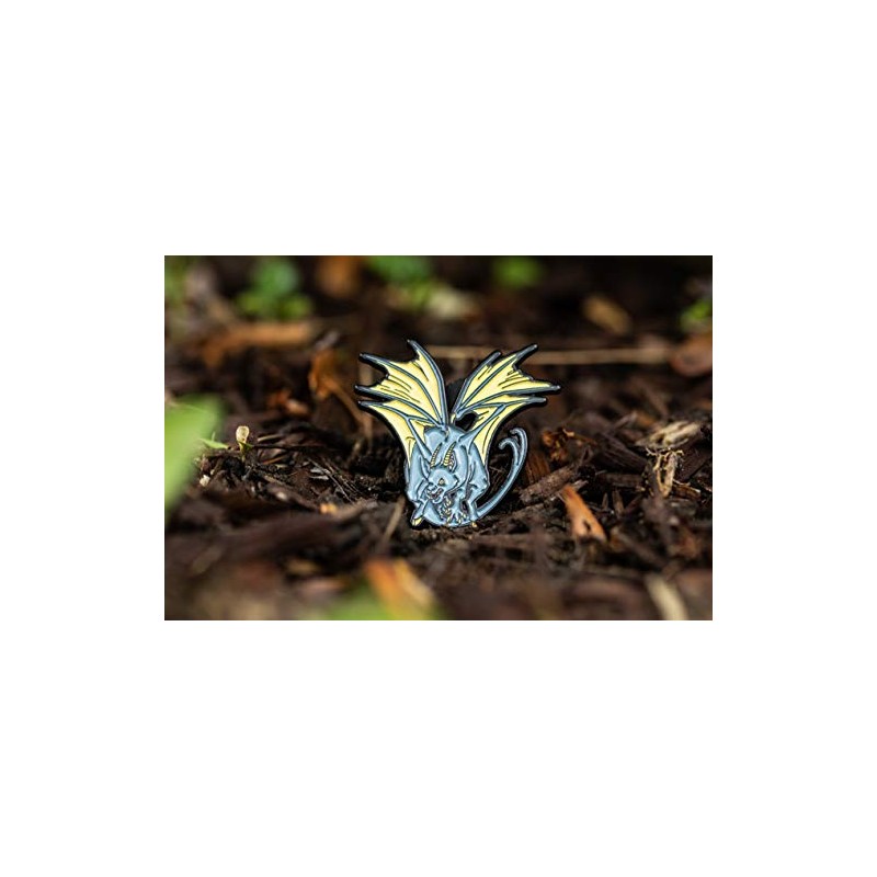 Jersey Devil Cryptid Pin | North American Monster Cryptozoology Legend