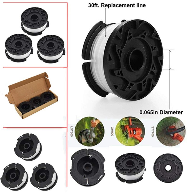 String Trimmer 30ft 0.065" Line Replacement Spool Weed Eater String
