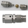 KRD PERFORMANCE Stainless Steel Straight Brake Clutch Fitting 3AN 3/8"