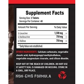 Bcaas 3000 Mg En Tabletas Aminoácidos Ramificados