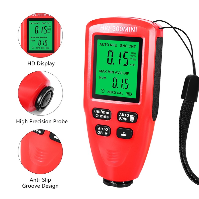 Paint Thickness Gauge Car Coating Thickness Meter for Automobile Paint
