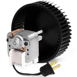 Hiorucet S97017450 Bathroom Vent Fan Motor for Broan Nutone 771, 771-A, Exhaust Fan Motor 120V, 70CFM, 1.5A, 3000 RPM with Two Prong Plug, Replacement Part for S97017450, Include Motor, Blower Wheel