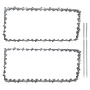 Hoypeyfiy 2Pcs 8 Inch Mini Chainsaw Chain, 043" Gauge 1/4"