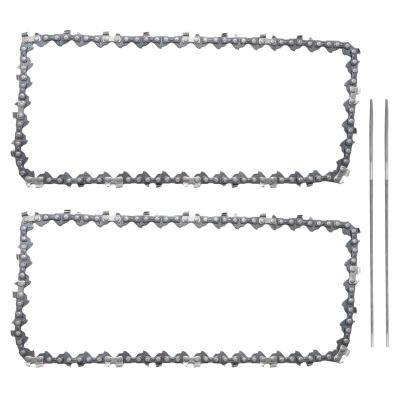 Hoypeyfiy 2Pcs 8 Inch Mini Chainsaw Chain, 043" Gauge 1/4"