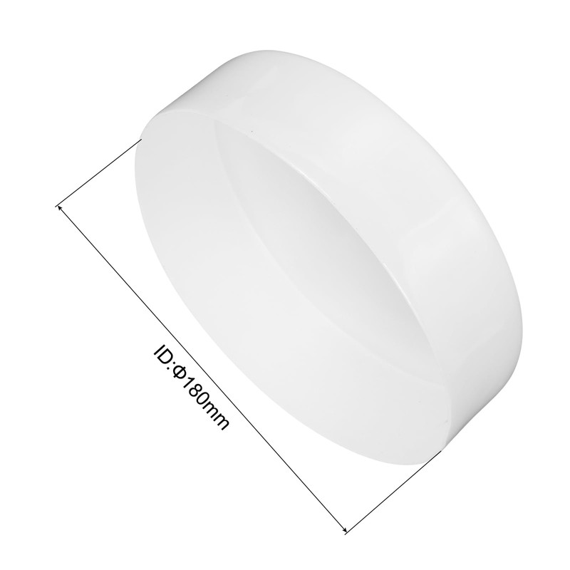sourcing map 2pcs Rubber End Caps 180mm(7.1 inch) ID Vinyl