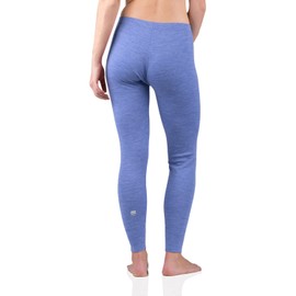 MERIWOOL Womens 100% Merino Wool Base Layer Thermal Pants Sky Blue Heather
