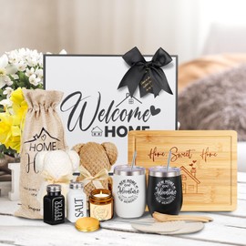 House Warming Gifts New Home, Best Housewarming Gift Ideas for Couples, Clients, Women, Unique New Home Gift Baskets for Home Buyers, New Apartment (16 Piece Set)