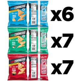 PopCorners Popped Corn Snacks, Core 3 Flavor Pack, 1 Ounce (Pack of 20) (Packaging May Vary)