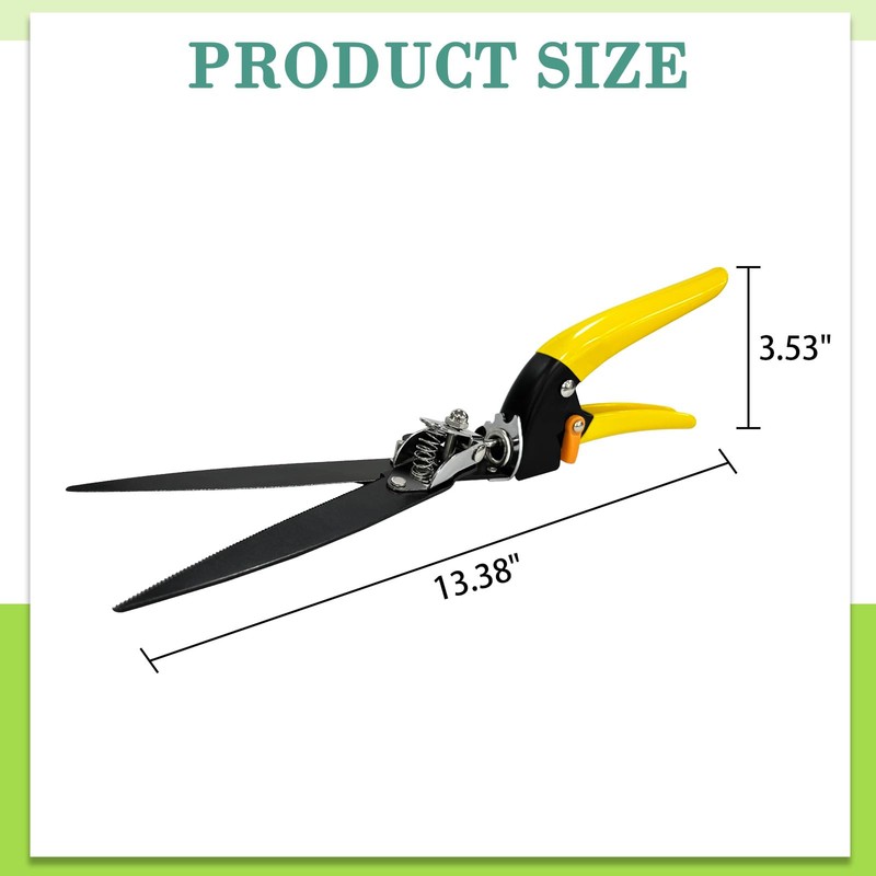 Flower Bed and Grass Shear - Extra Sharp Garden Hand