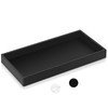 Biubumtu Bathroom Vanity Tray, 7.9' Silicone Kitchen Sink Soap Tray,