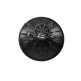 NDS FWSD69 6-Inch Round Surface Drain Inlet with Plastic Grate for Flo Stormwater Dry Well System, Pack of 1, Black