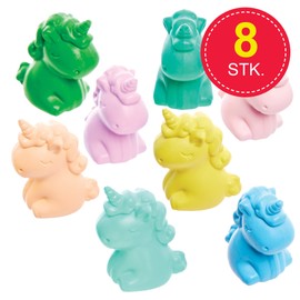 Baker Ross FX808 Unicorn Colouring Pencils - 8 Pack Party Bag Fillers for Kids
